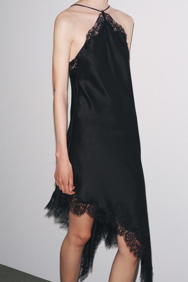 Sharina Lace Halter Dress