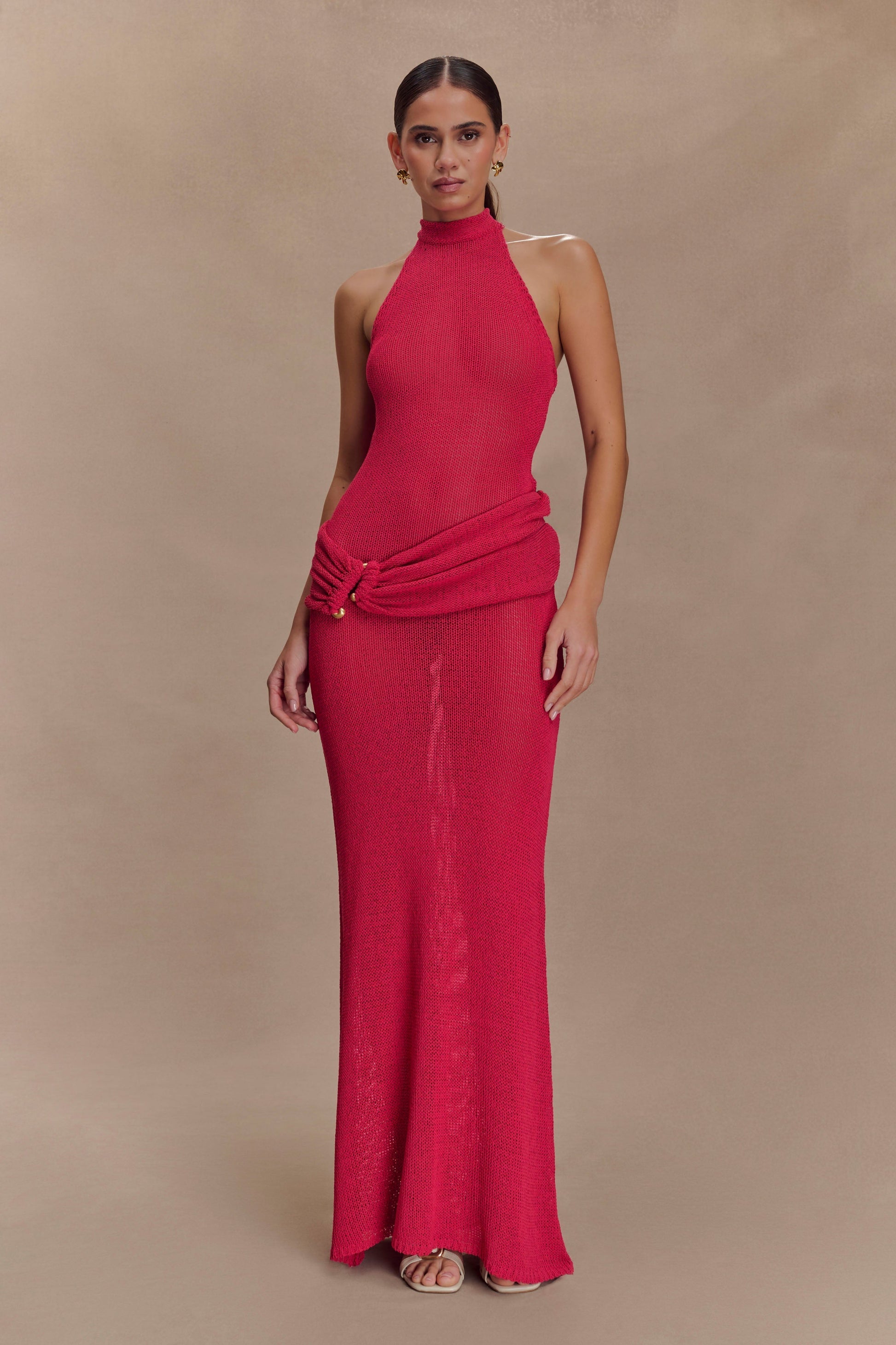 Calypso Halter Gown
