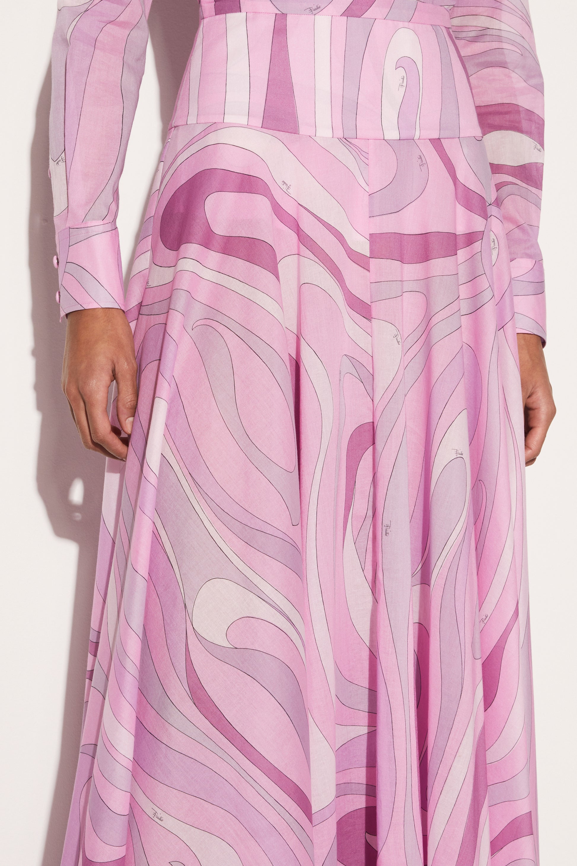 Marmo Print Skirt