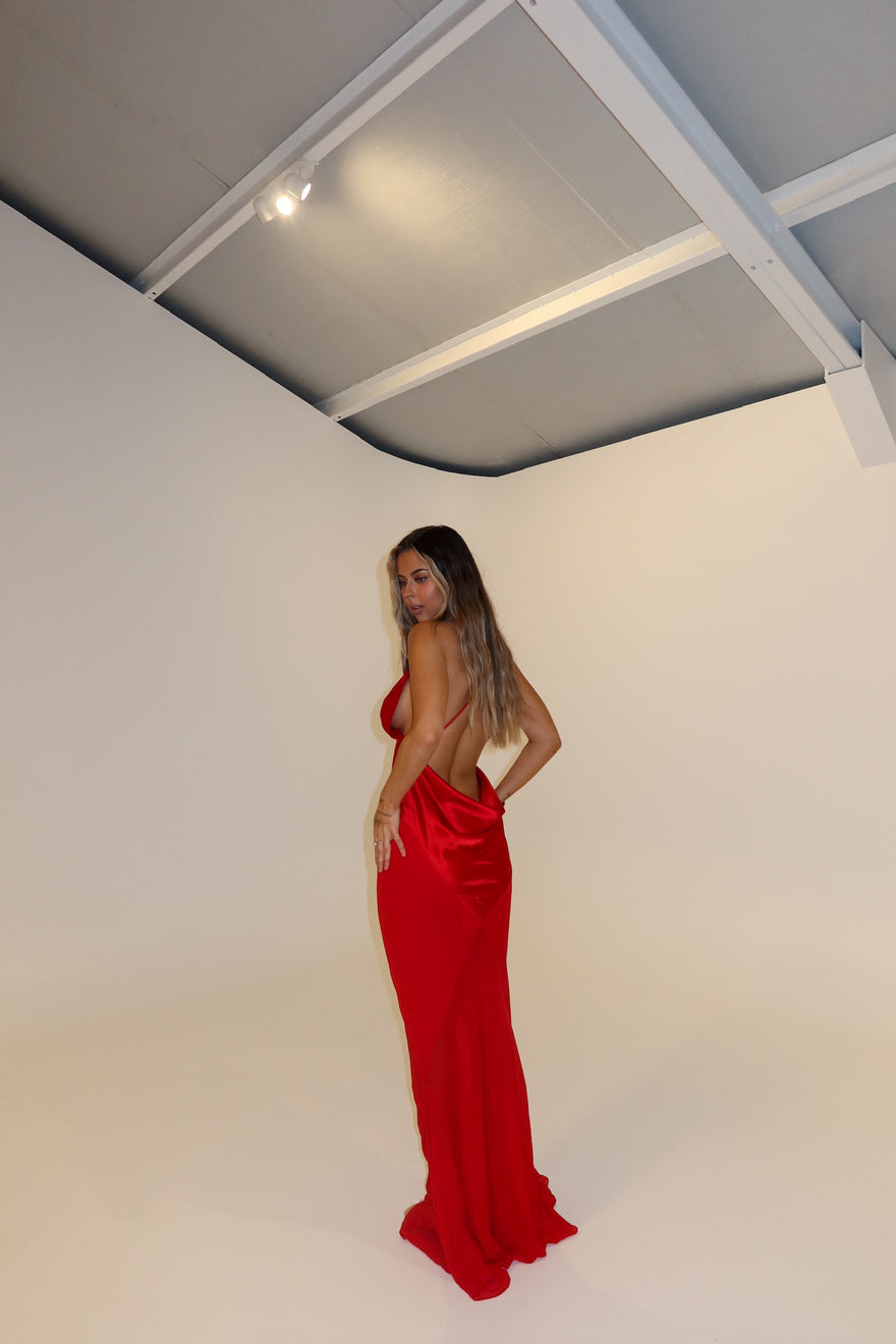 Lotus Slip Gown