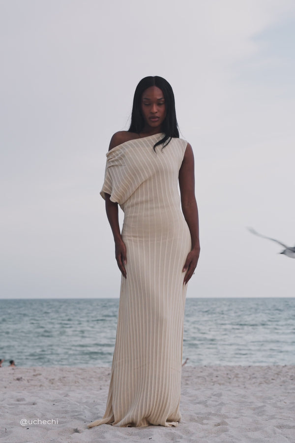 Sienna Ribbed Maxi Dress