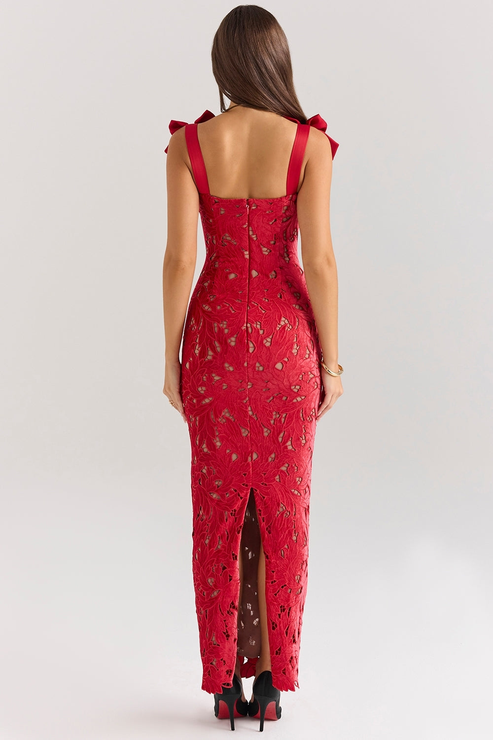 Tiana Bow Lace Dress