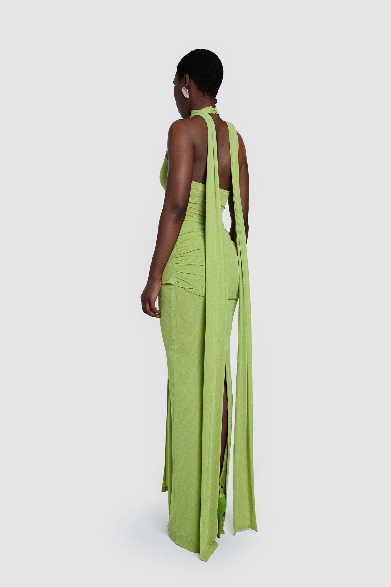 Naomi Pistache Dress