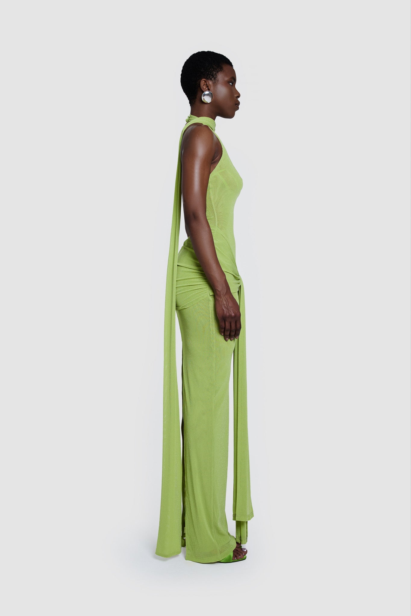 Naomi Pistache Dress