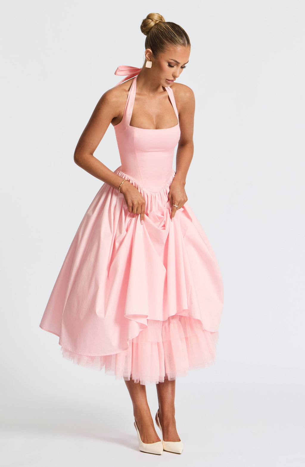 Cressida Halter Midi Dress