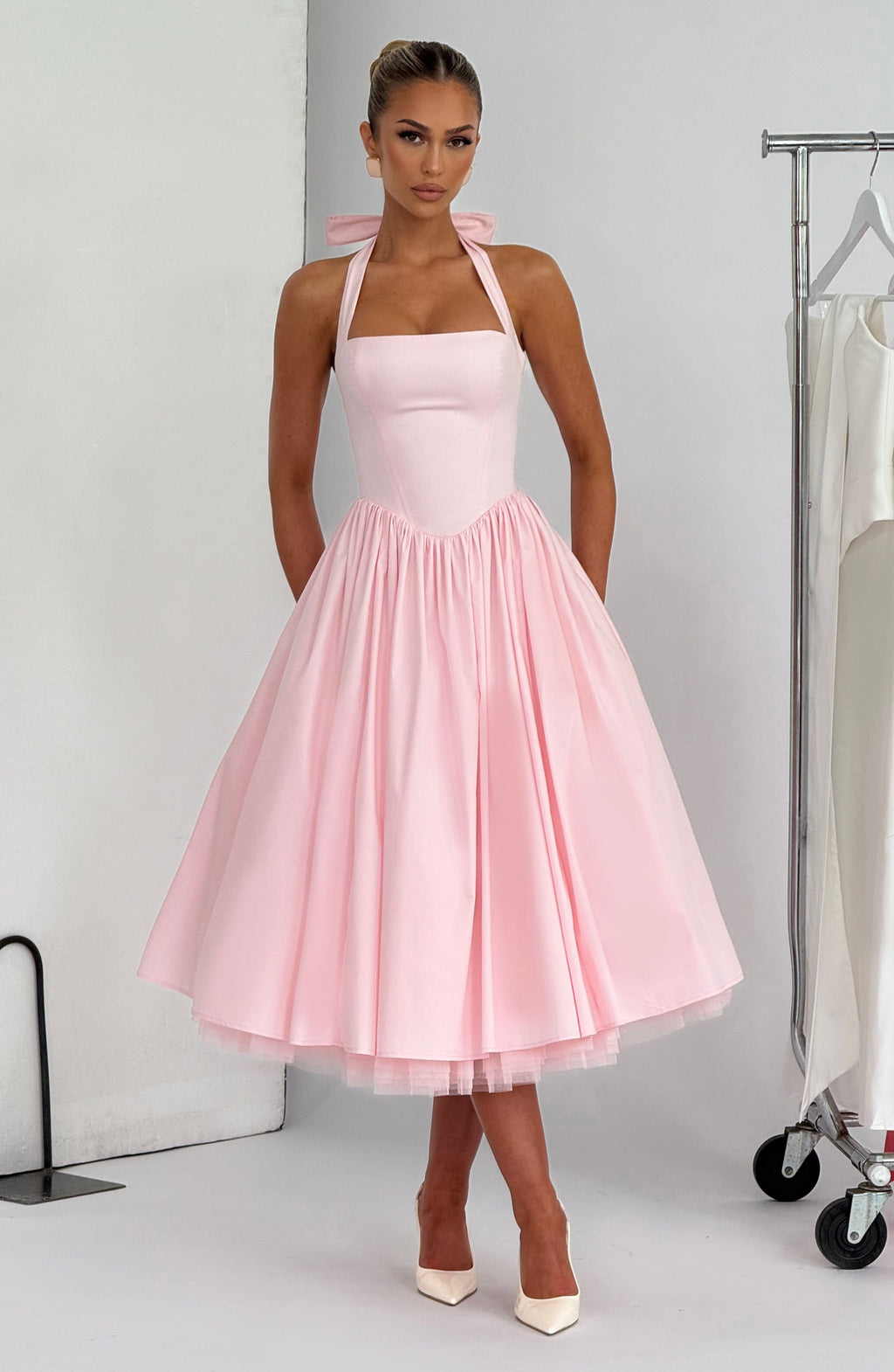 Cressida Halter Midi Dress
