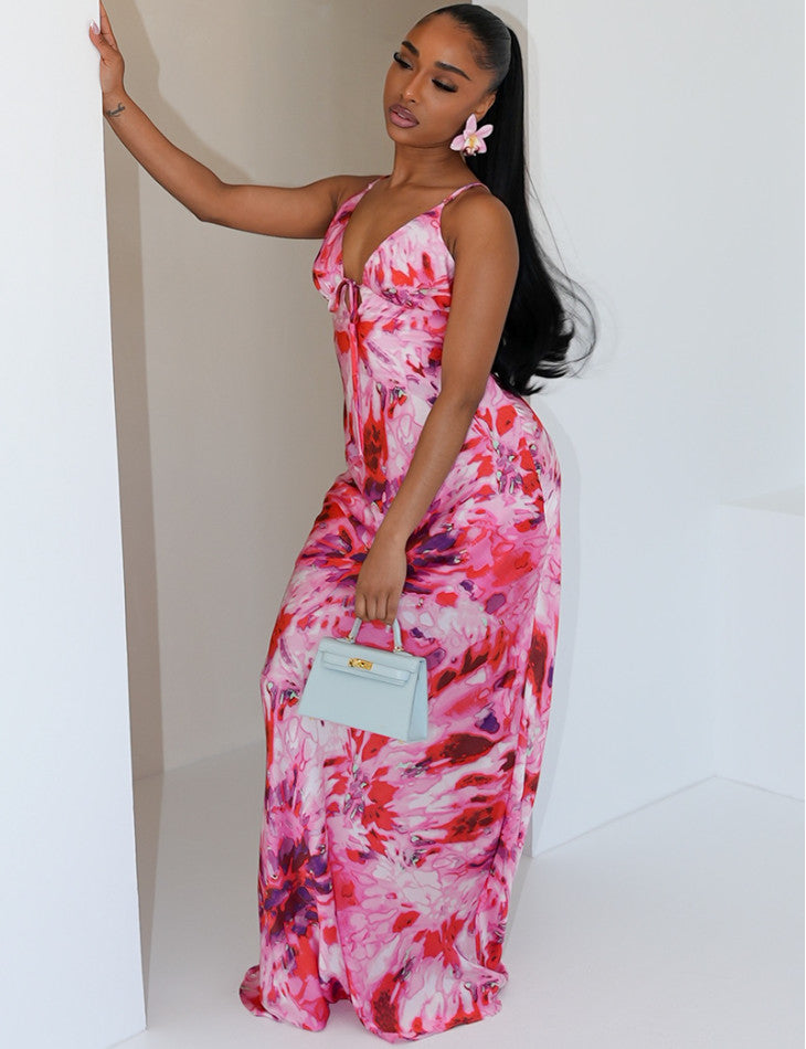 Mallory Satin Dress