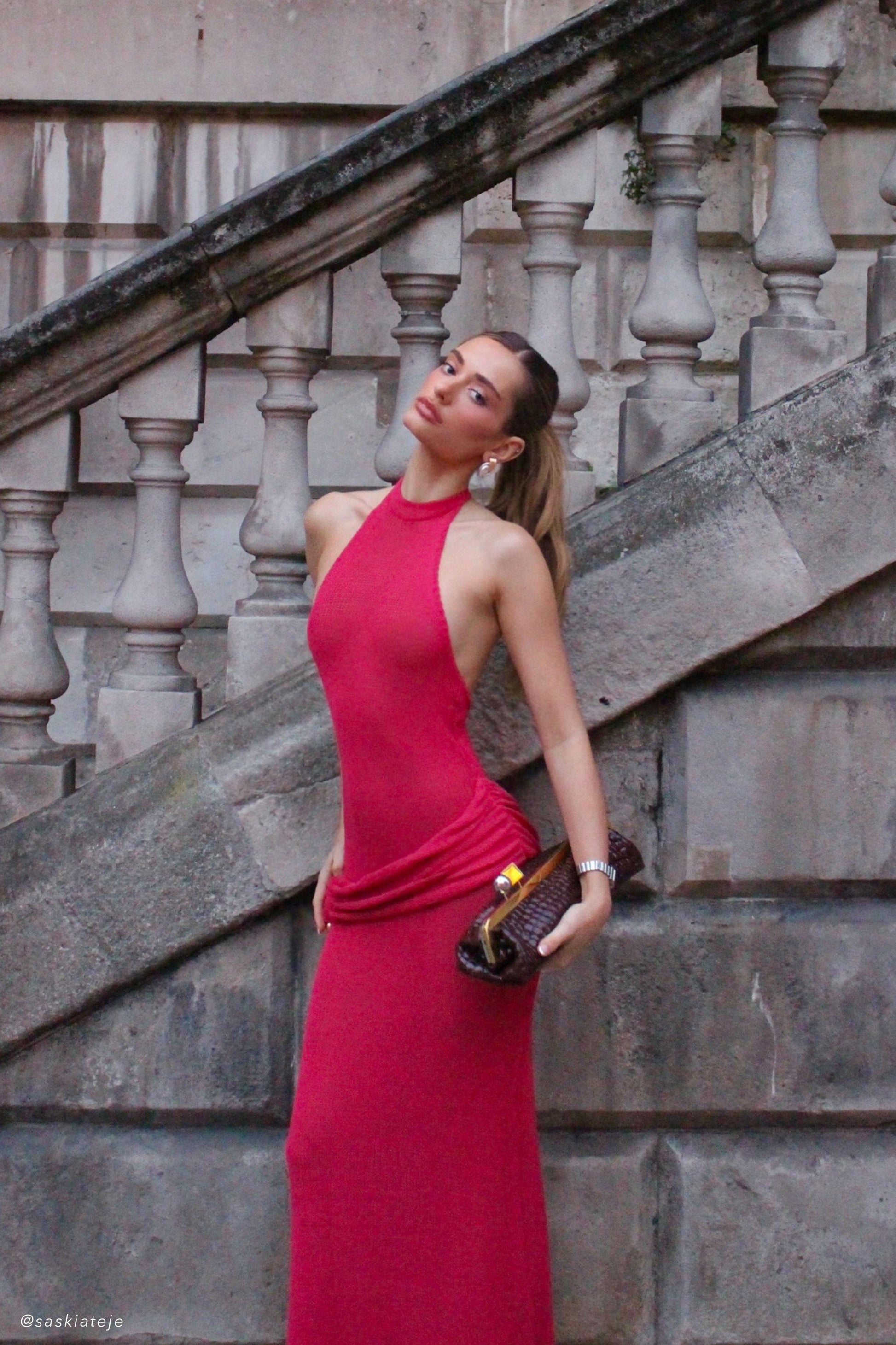 Calypso Halter Gown