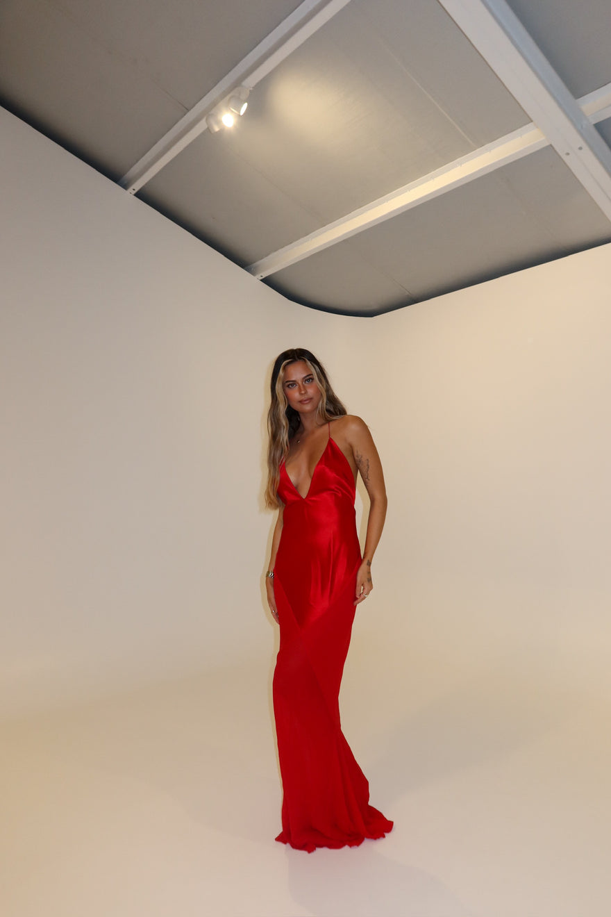 Lotus Slip Gown