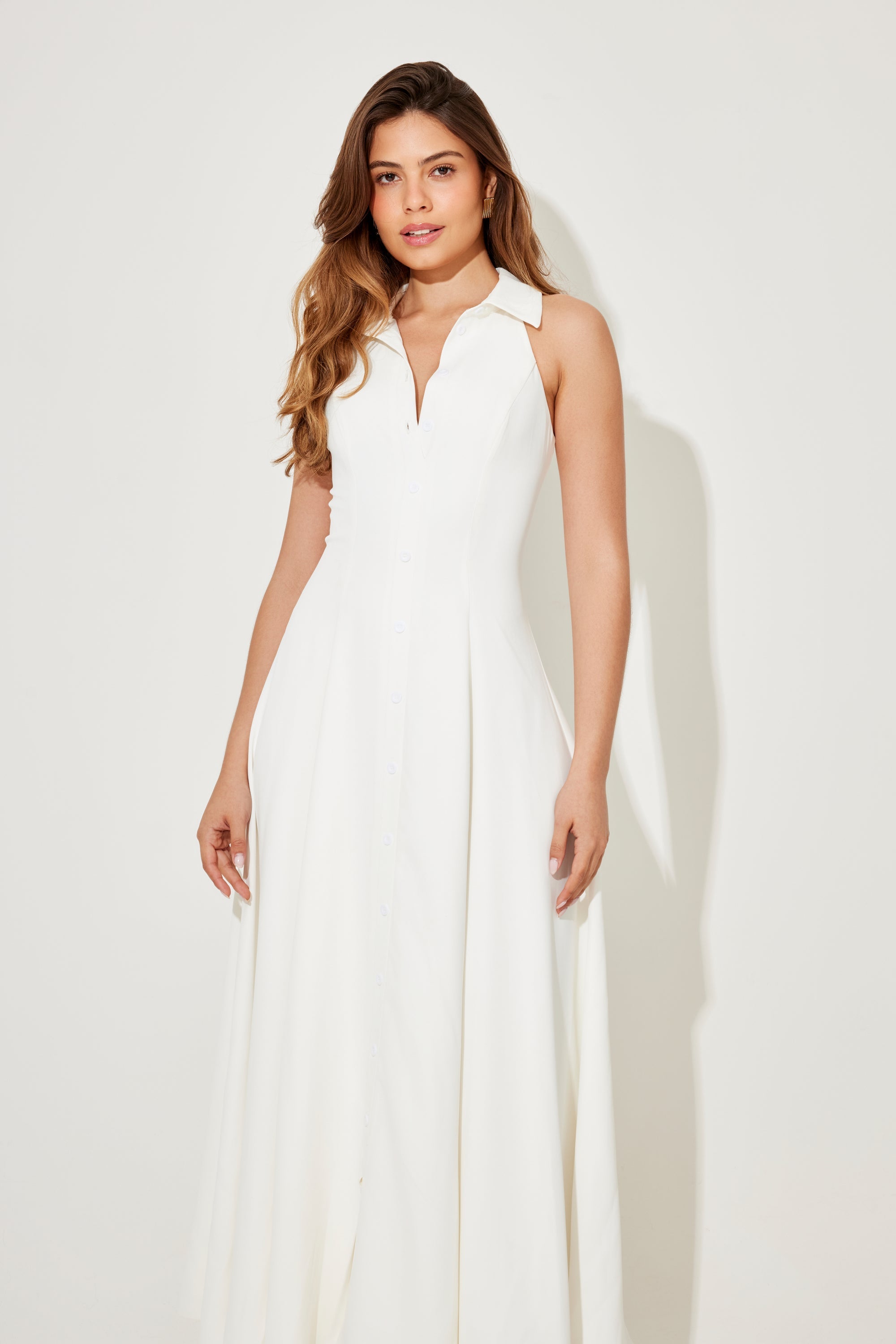 Muse Flowy Collar Dress